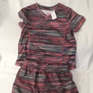 2 PC small girls fitness set
